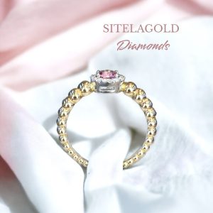 Златен пръстен с диаманти SITELAGOLD 231210