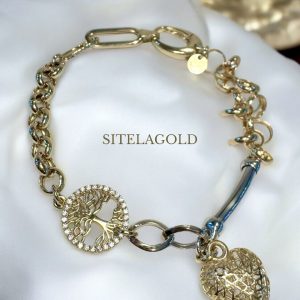 Златна гривна SITELAGOLD 241236