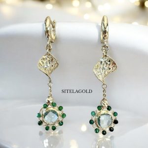 Висящи обеци SITELAGOLD 250105
